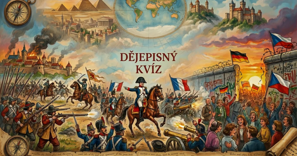 Dějepisný kvíz: Poznáte, co bylo dřív?